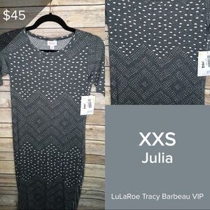NWT LuLaRoe XXS Julia Dress